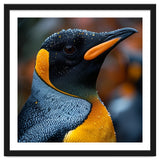 King Penguin With Water Droplets In Rain thumbnail