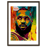 LeBron James Colorful abstract thumbnail
