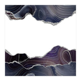 Black & Silver Glitter Agate Texture 08  (Print Only) thumbnail