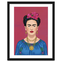 Frida Kahlo Portrait Illustration