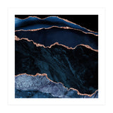 Navy & Rose Gold Agate Texture 02 (Print Only) thumbnail