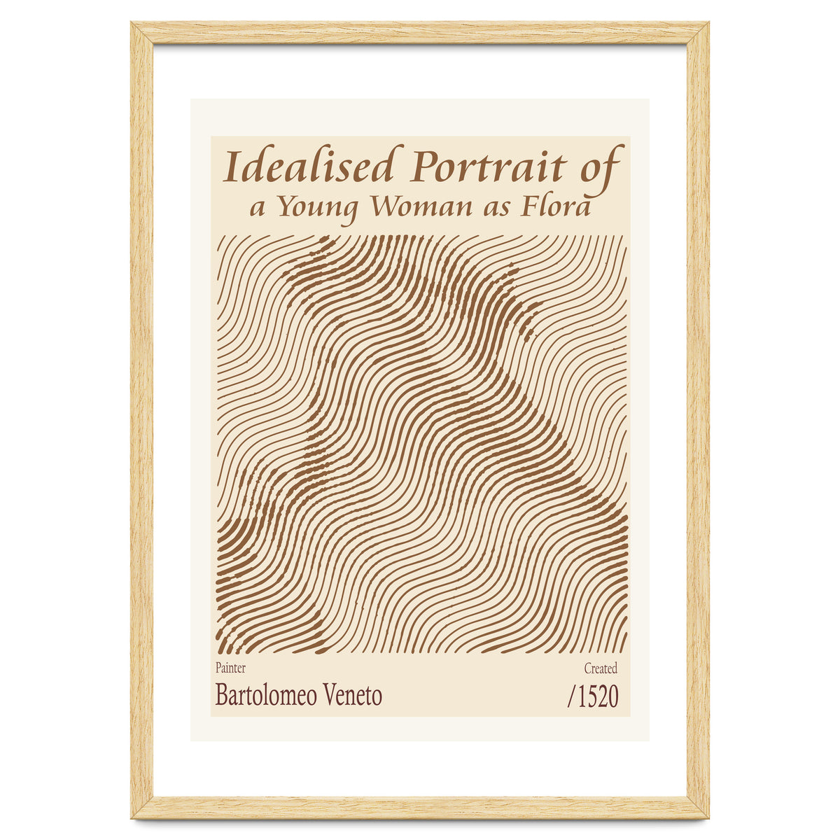 Idealised Portrait Of A Young Woman As Flora – Bartolomeo Veneto (1520)