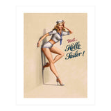 Hallo Sailor Pinup Girl (Print Only) thumbnail