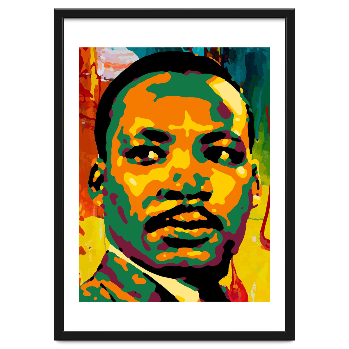 Martin Luther King Jr Abstract Art