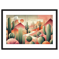 Art Deco Desert Cacti