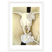 Georgia O’Keeffe – Cow’s Skull with Calico Roses (1931) | Iconic Southwestern Still Life with Desert Symbolism