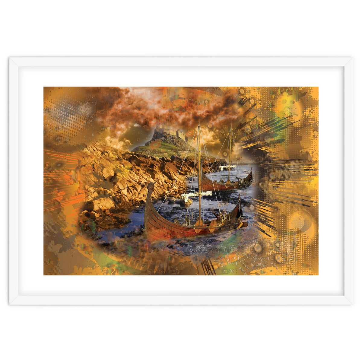 Lindesfarne Viking Raid 793 AD