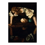 Caravaggio – Narcissus (ca. 1600) | Dramatic Baroque Masterpiece (Print Only) thumbnail