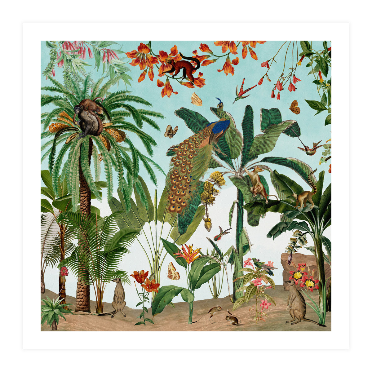 Vintage Tropical Adventure  (Print Only)