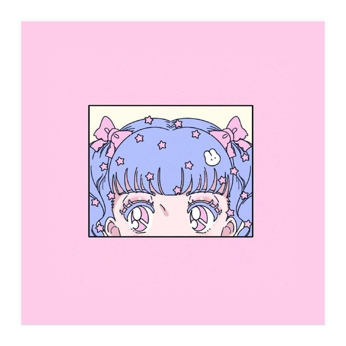 Dream Girl - Pastel Colors and Cute Stars (Print Only)