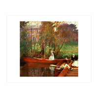 John Singer Sargent / 'The Boating Party', 1889, Oil on canvas, 88 x 92 cm. (Print Only)