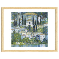 Gustav Klimt – Kirche in Cassone (1913) | Vibrant Landscape Masterpiece Art Print