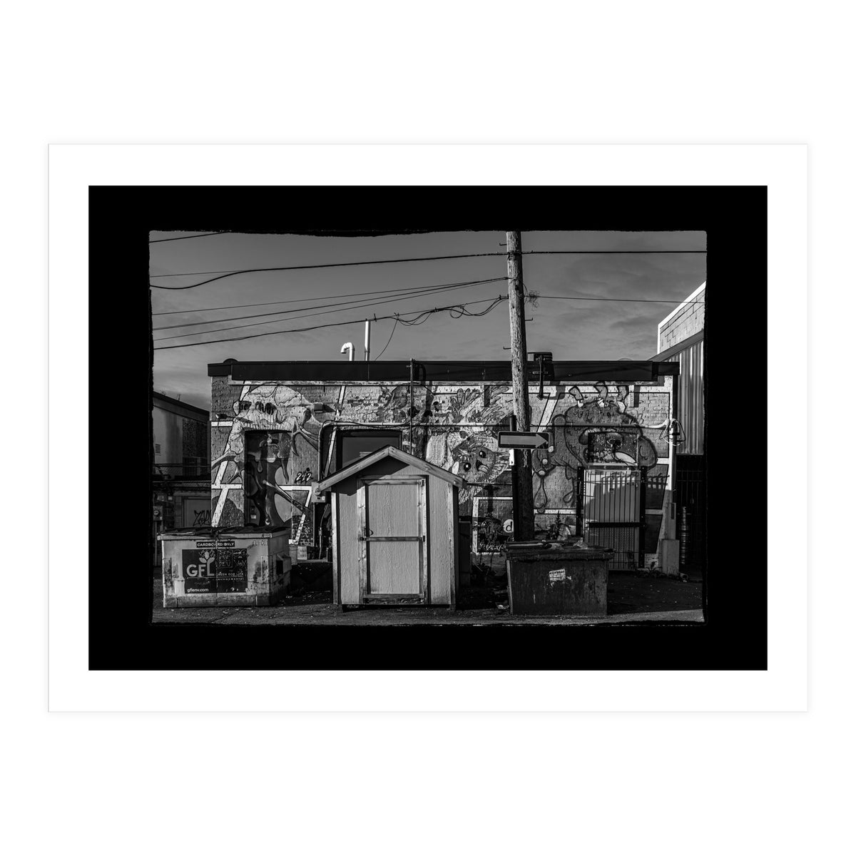 Cooke St Graffiti No 3 with Border (Print Only)