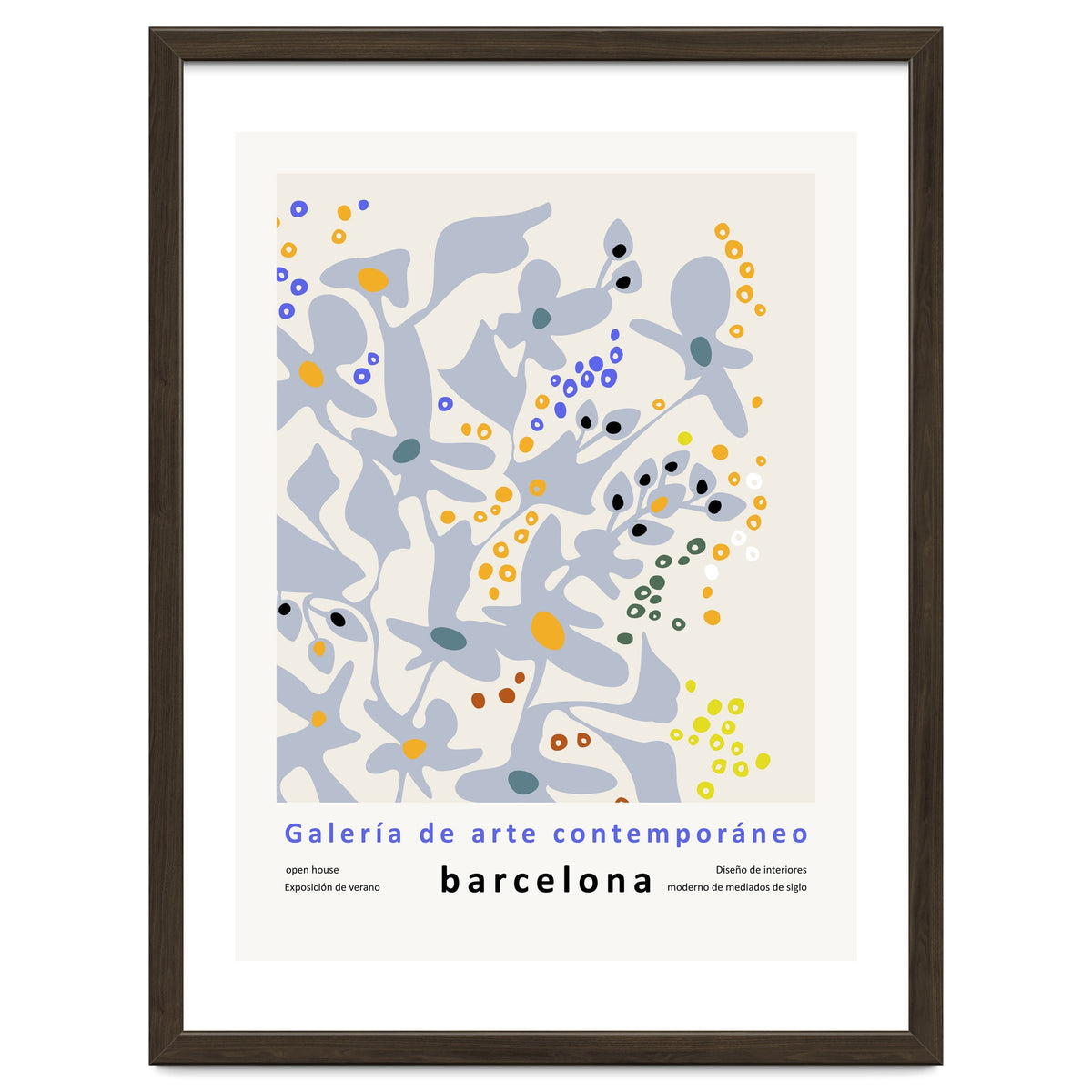 Contemporary art gallery Barcelona design and interior