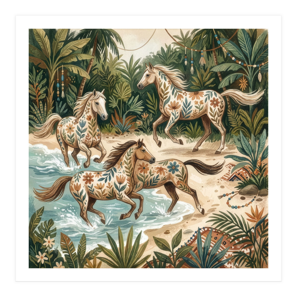 Tropical Equine Adventure (Print Only)