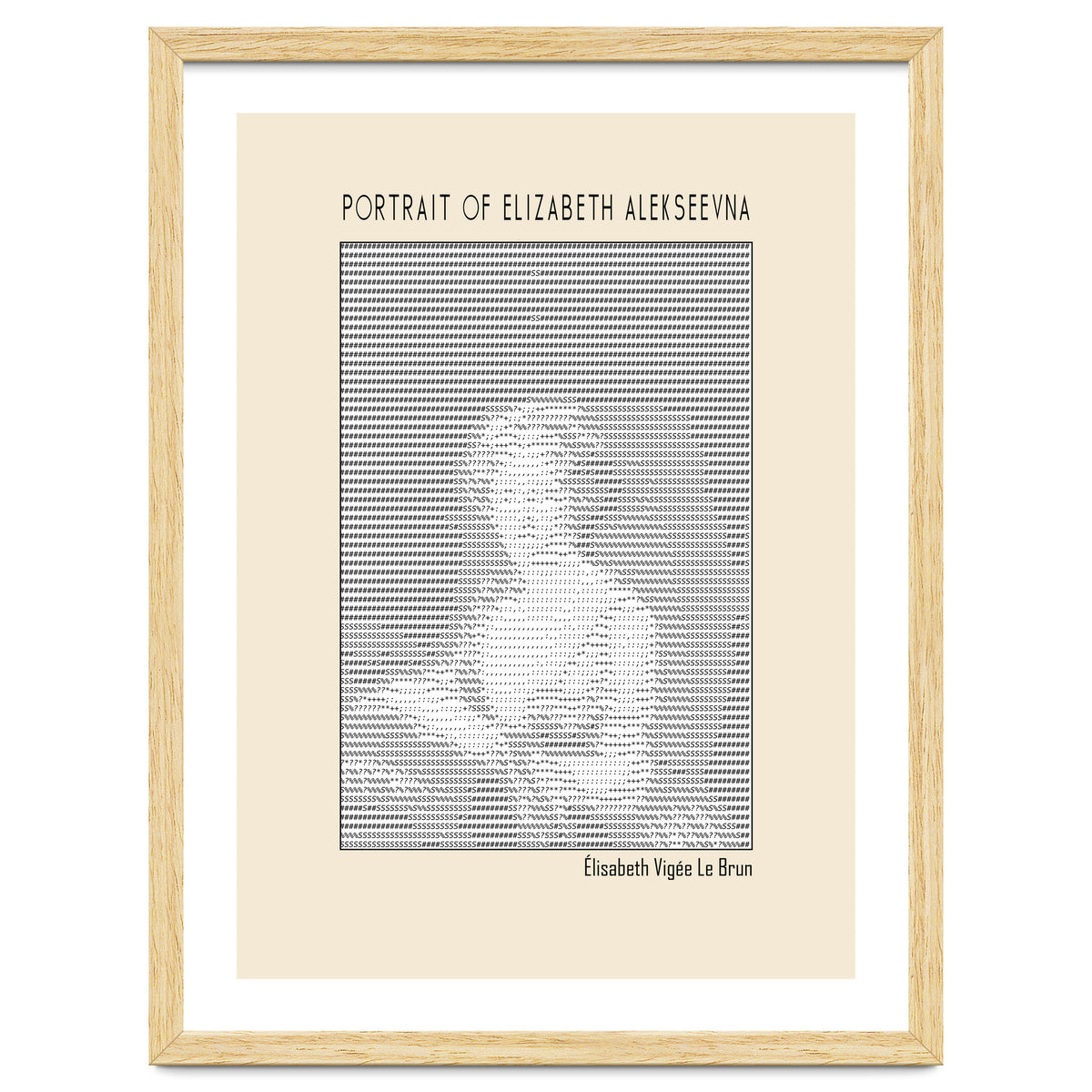 Portrait Of Elizabeth Alekseevna Wife Emperor Alexander I