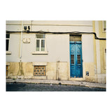 Lisbon Blue door on the street (Print Only) thumbnail