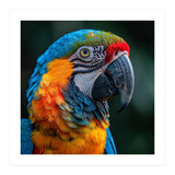 Close Up Of A Colorful Macaw Parrot (Print Only) thumbnail