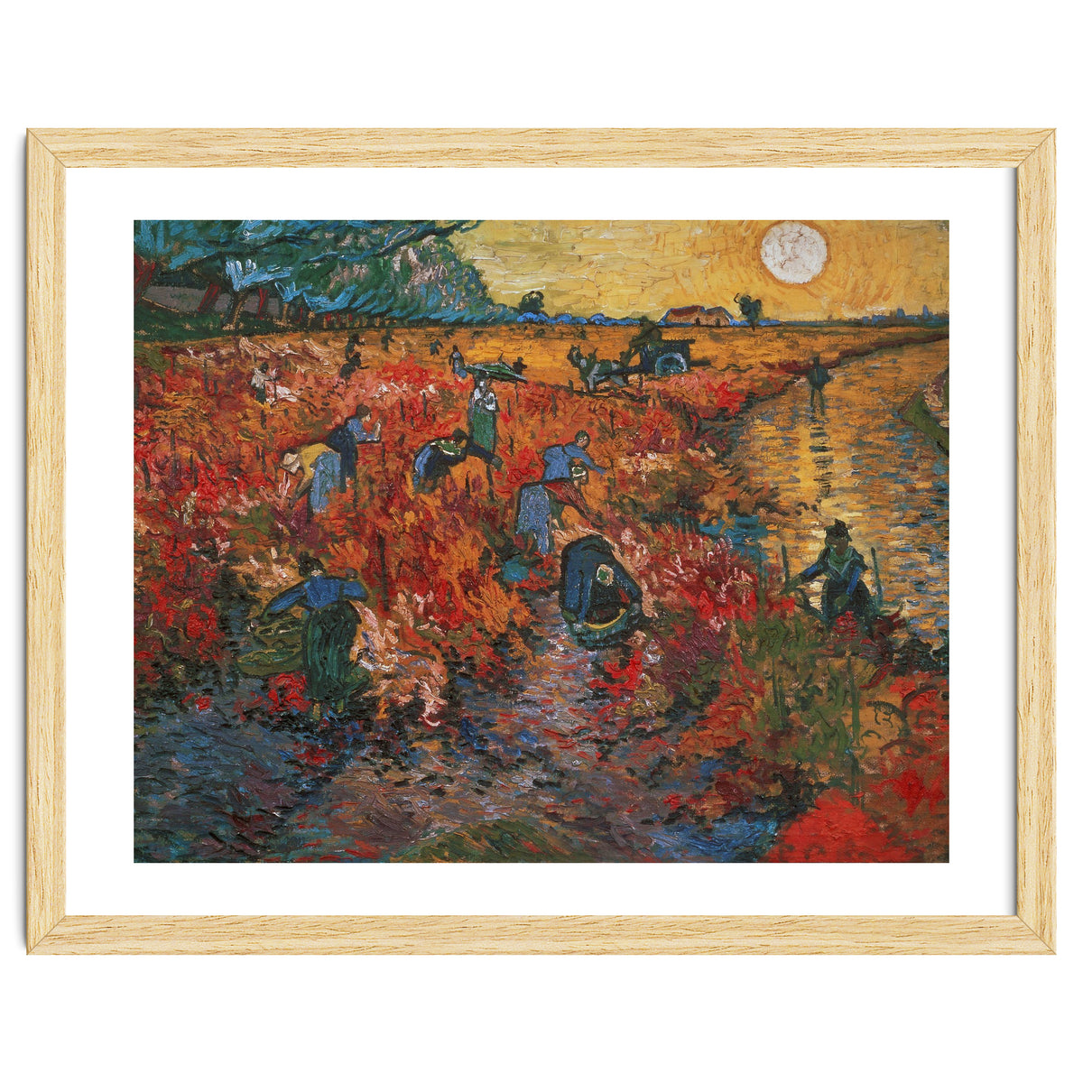 The red Vineyard at Arles,1888. Canvas,73 x 91 cm.
