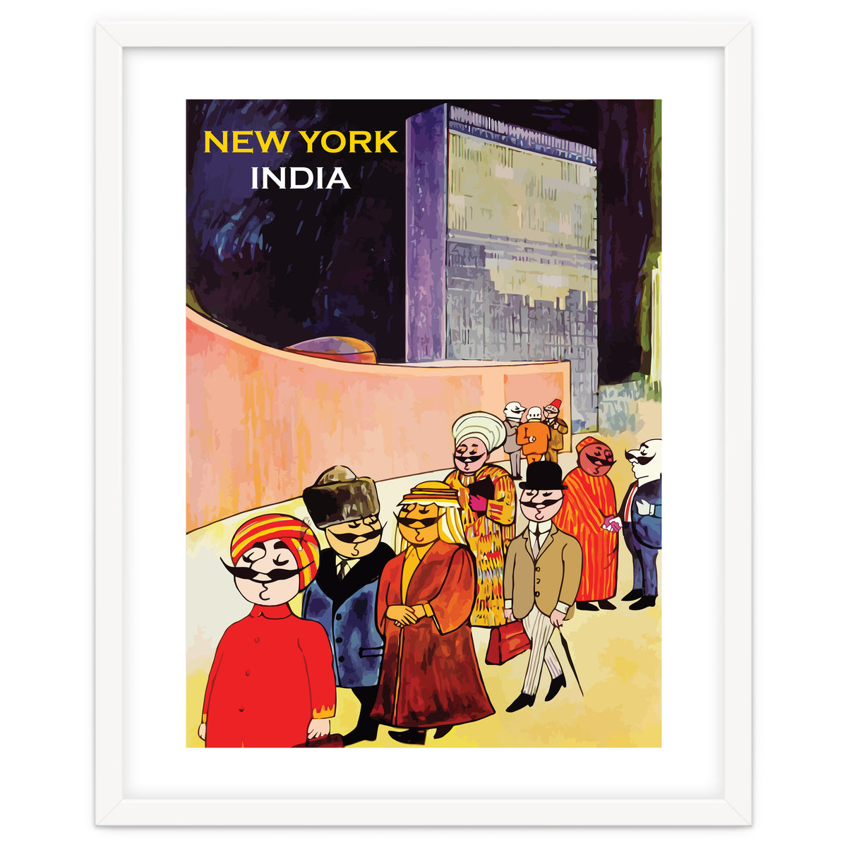 New York - India