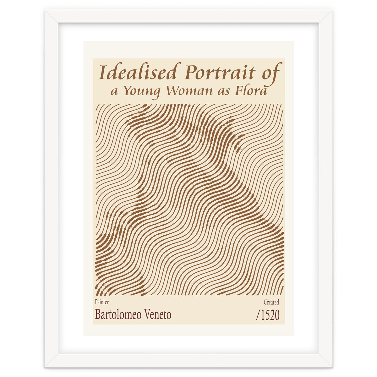 Idealised Portrait Of A Young Woman As Flora – Bartolomeo Veneto (1520)