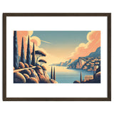 Vintage French Riviera Poster, France thumbnail