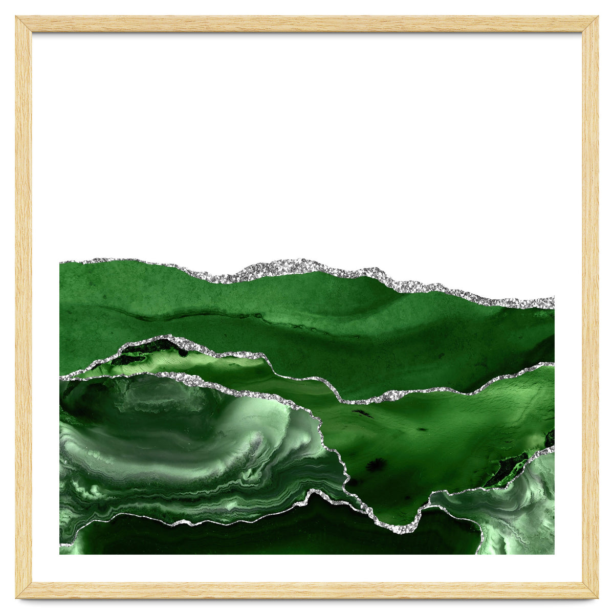 Green & Silver Agate Texture 07