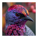 Vibrant Exotic Bird Detailed Feather Close Up (Print Only) thumbnail