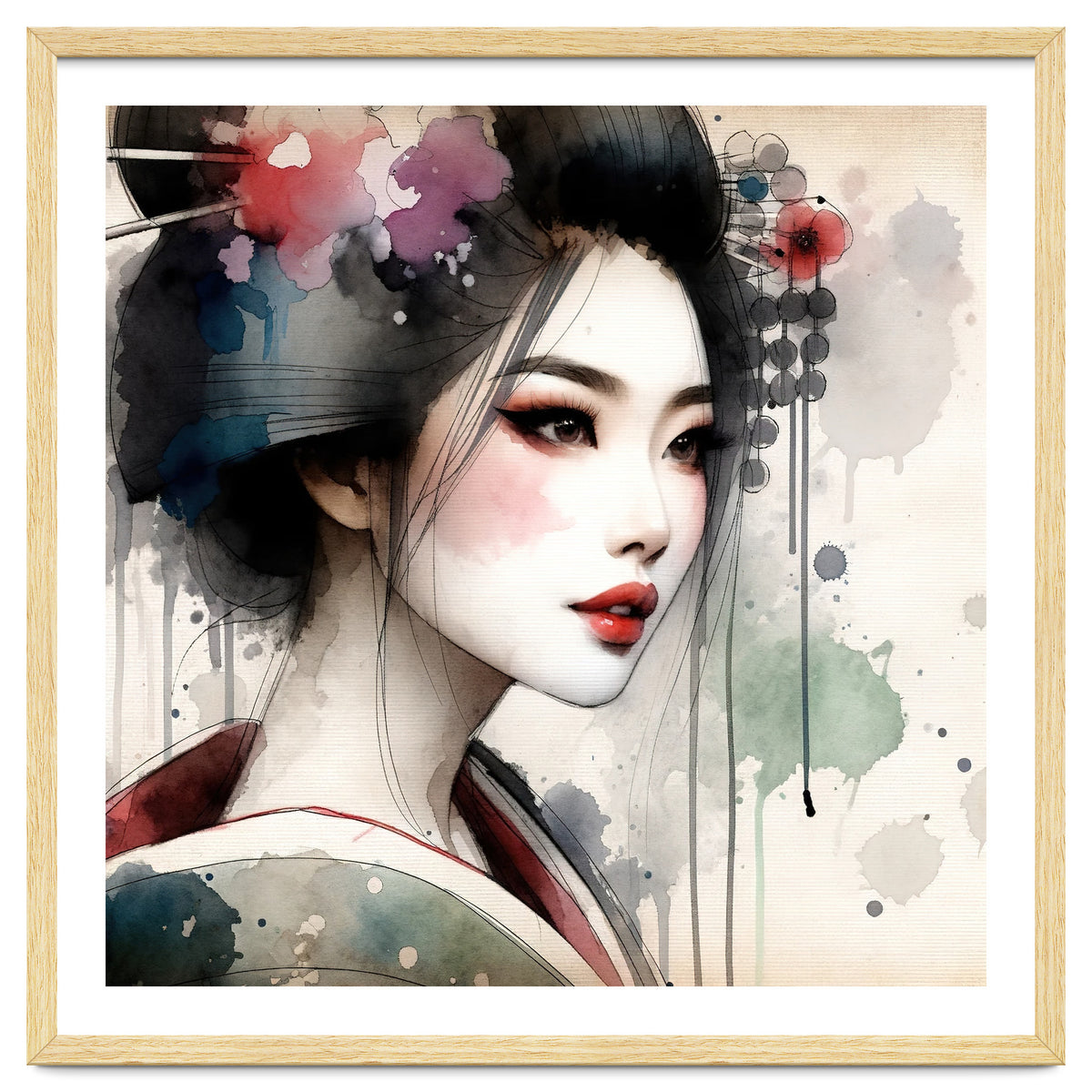 Soft Bloom Modern Geisha