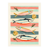 Sardines On Stripes (Print Only) thumbnail