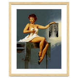 Pin Up Sexy Girl At The Doctor thumbnail