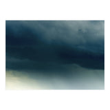 Storm Rain Clouds Watercolor Painting Blue Minimal Dark Sky Graphic (Print Only) thumbnail