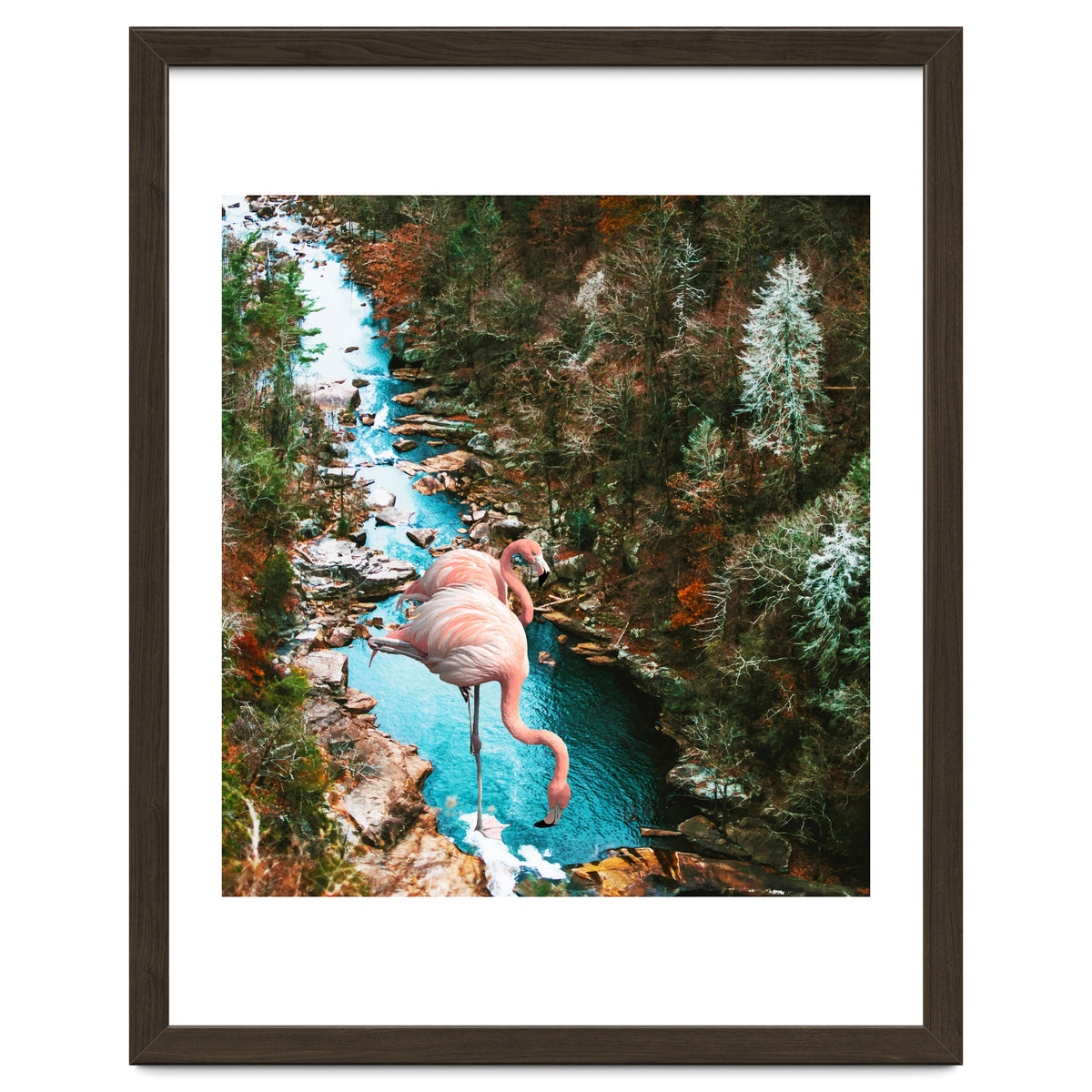 Flamingo Forest #society6 #decor #buyart