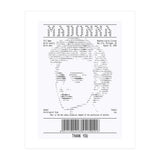 Receipt Art Madonna (Print Only) thumbnail