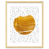 Stay Gold | Abstract Geometric Painting | Polka Dots Quirky Eclectic | Modern Boho Luxe thumbnail