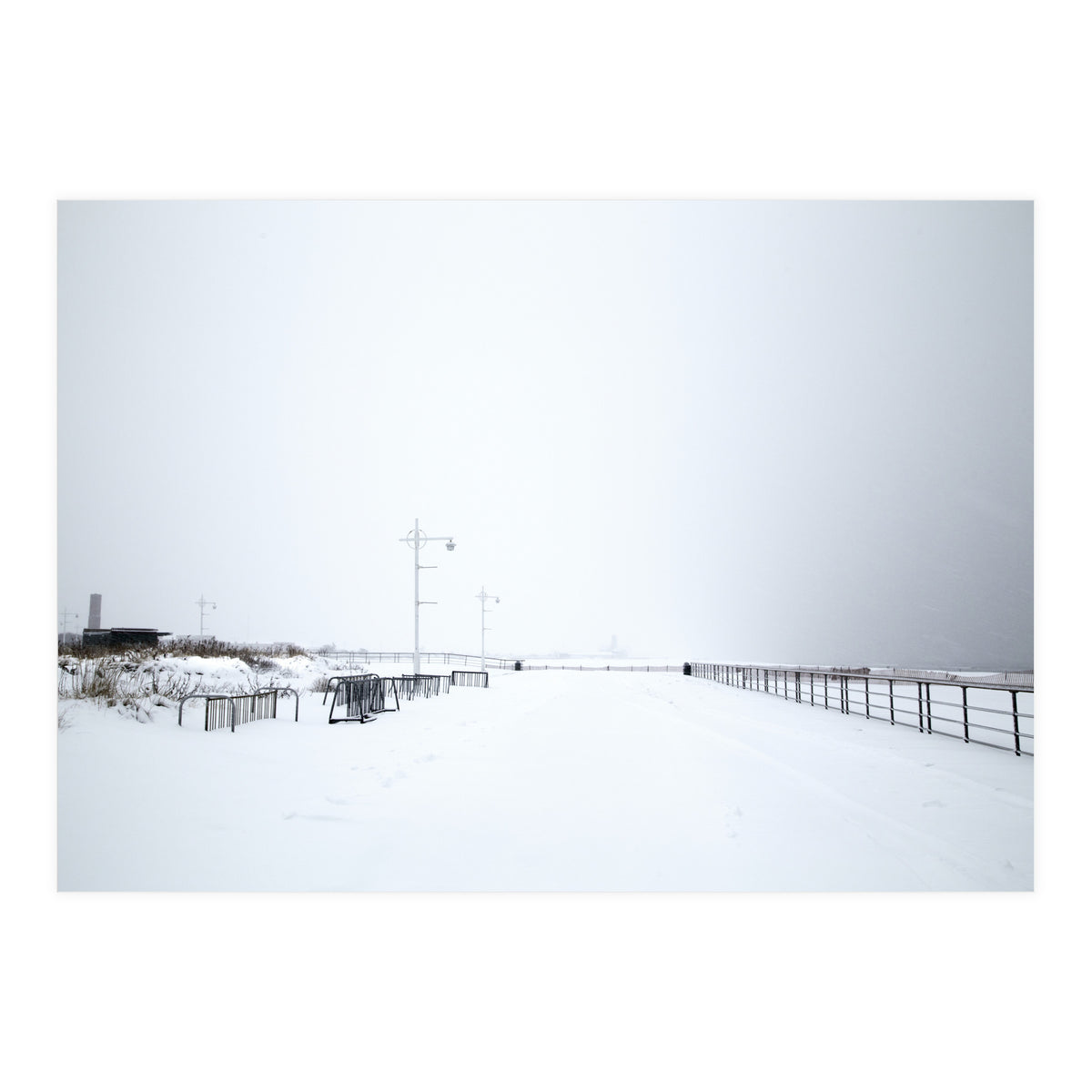 on the snow pier (Print Only)