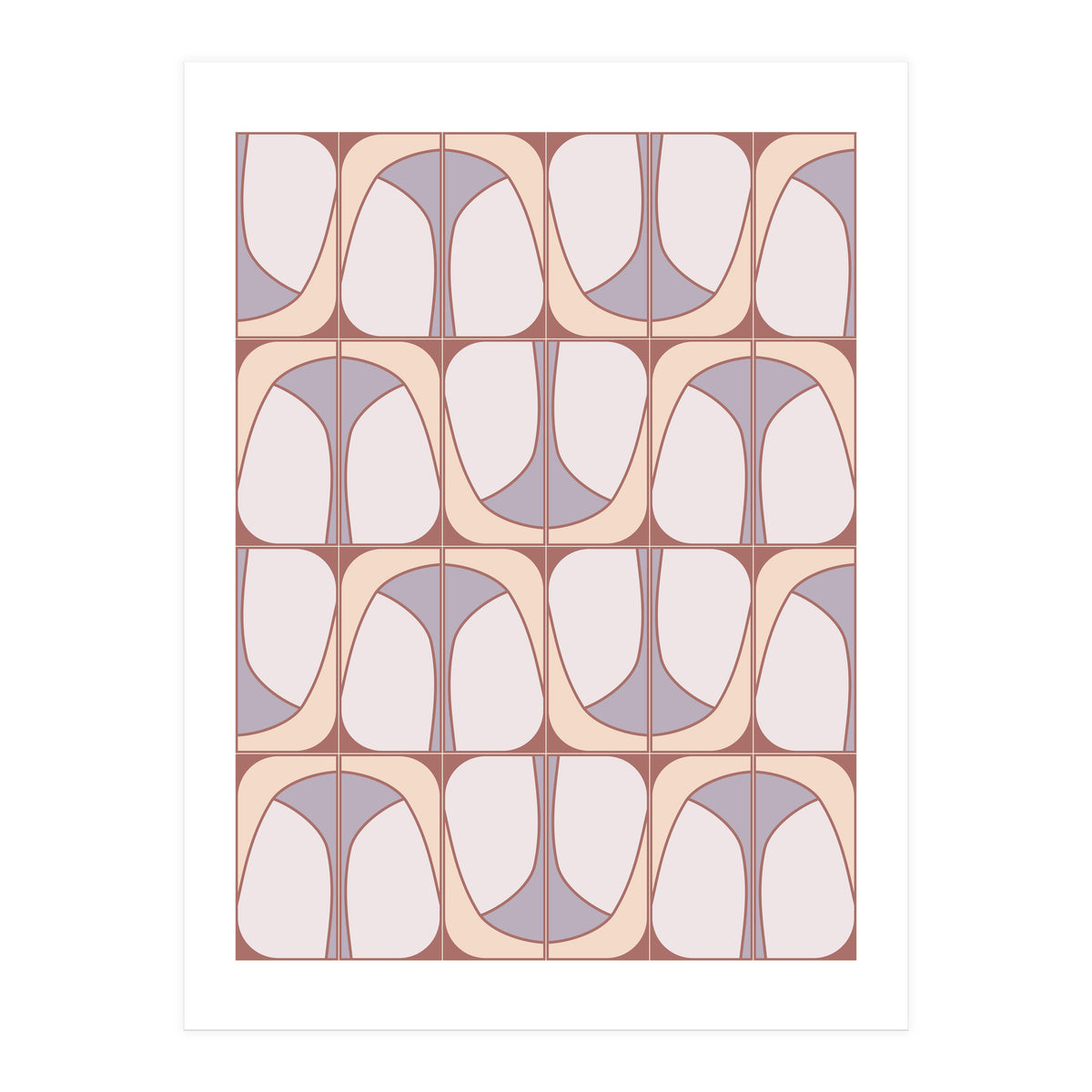 Romantic Deco Mixed Tiles (Print Only)