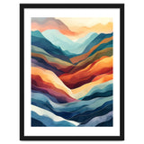 Abstract Ethereal Mountain Landscape thumbnail
