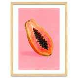 Papaya fruit illustration thumbnail