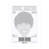 Receipt Art George Harrison (Print Only) thumbnail