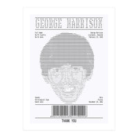 Receipt Art George Harrison (Print Only)