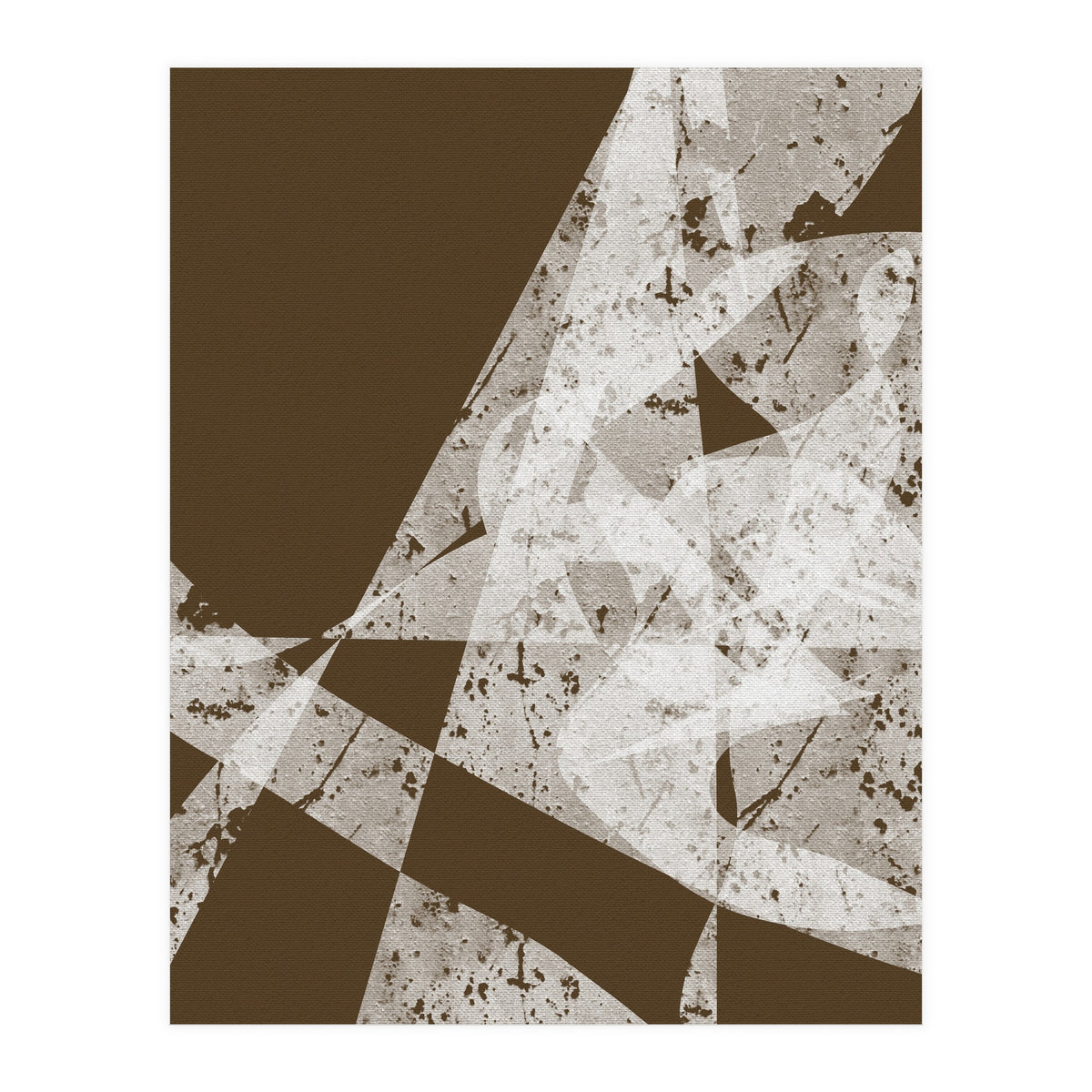 Abstract White Scratch (Print Only)