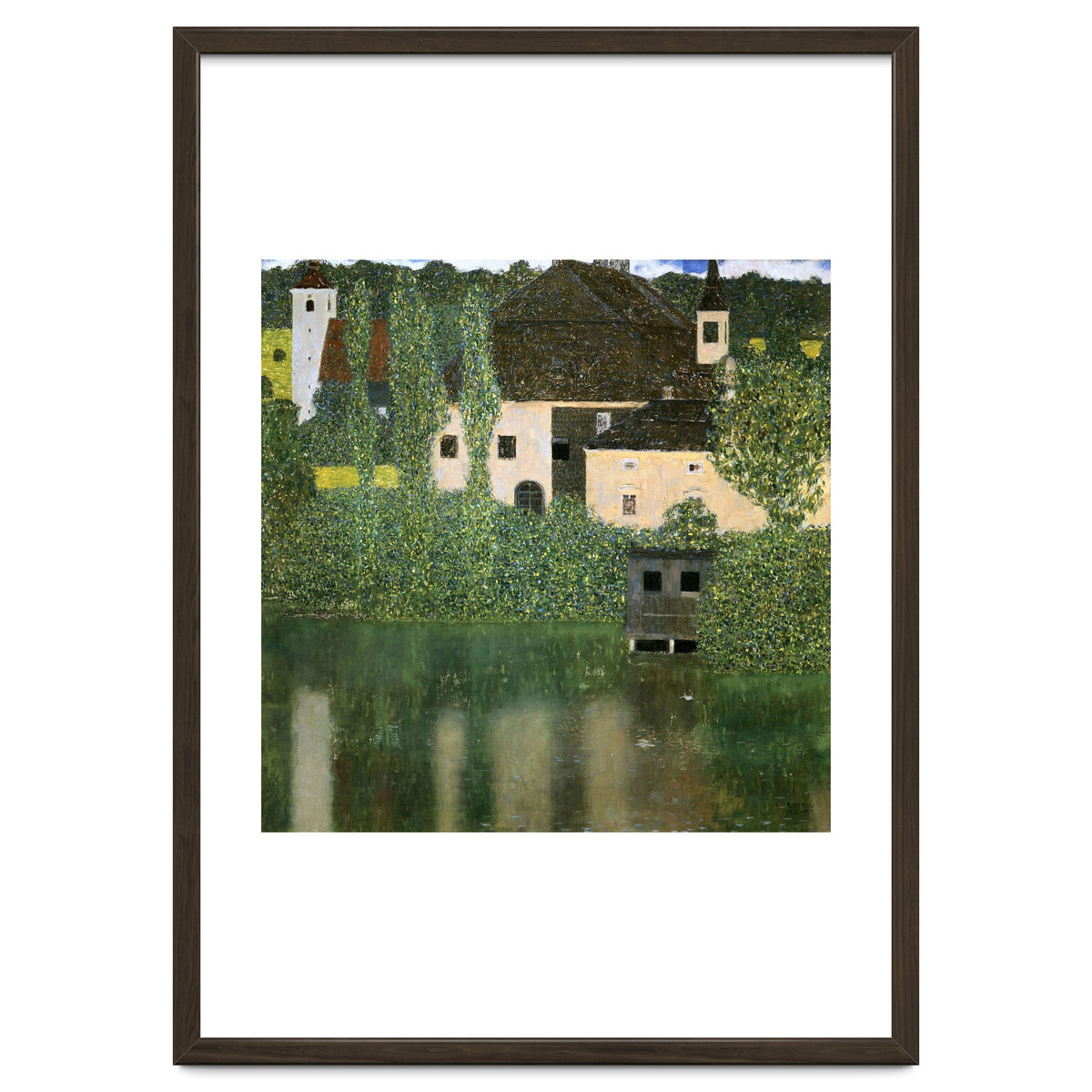 'Water Castle', 1908, Oil on canvas, 102,5 x 102 cm.