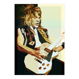 Randy Rhoads Metal Guitarist Retro Illustration (Print Only) thumbnail