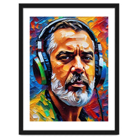 Man In Headphones Art