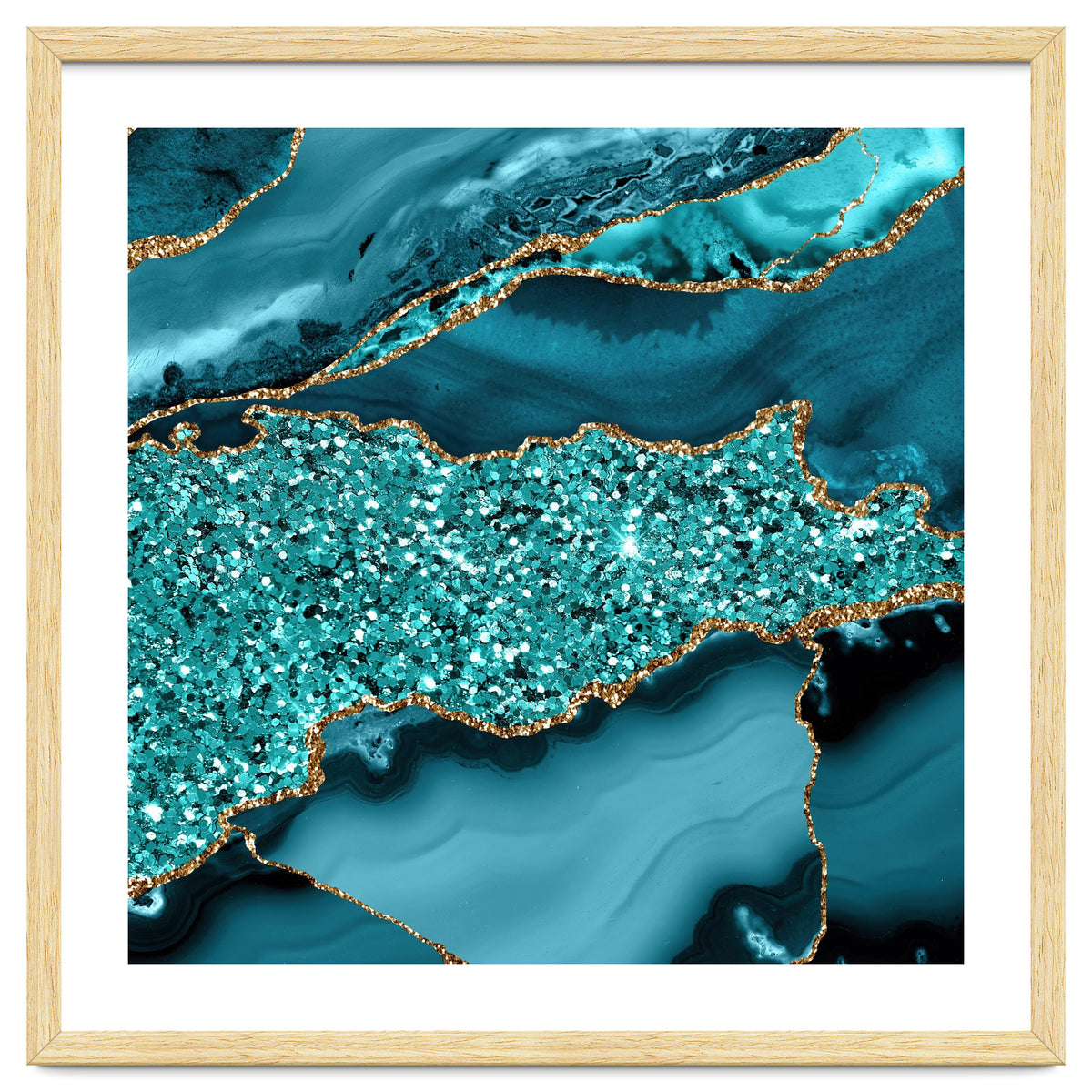 Agate Glitter Ocean Texture 09