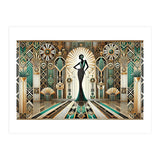Art Deco Glamour Woman (Print Only) thumbnail