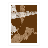 Brown Abstract Minimalist (Print Only)