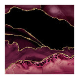 Burgundy & Gold Agate Texture 14 (Print Only) thumbnail