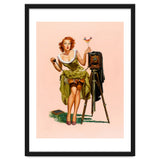 Sexy Pinup Woman On Photo Session thumbnail